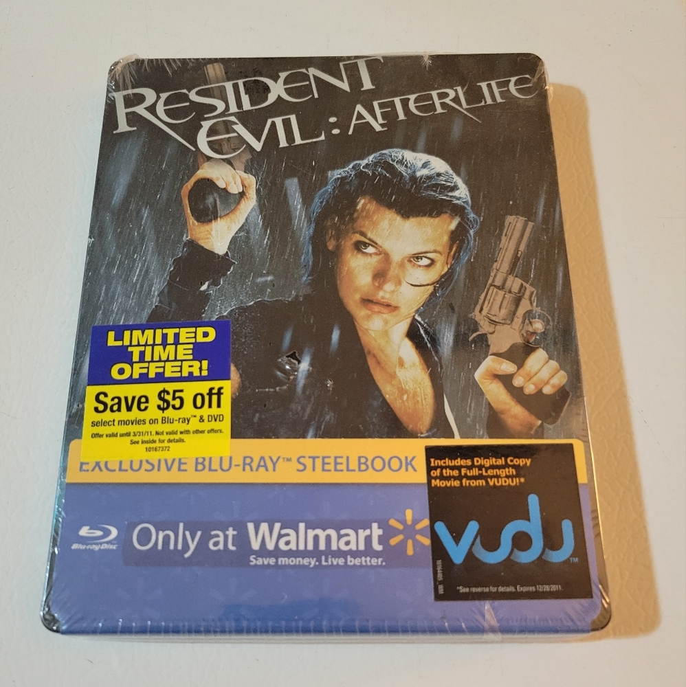 Resident Evil Afterlife Steelbook Blu-ray New